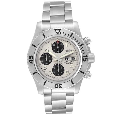 men's breitling superocean steelfish stainless steel a13341